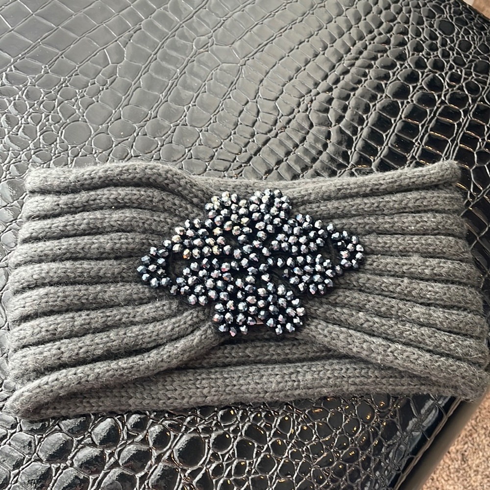 Rhinestone Knit Headwrap. Charming charlie.